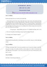 Đề số 13 - Đề kiểm tra học kì 1 (Đề thi học kì 1) - Ngữ văn 8